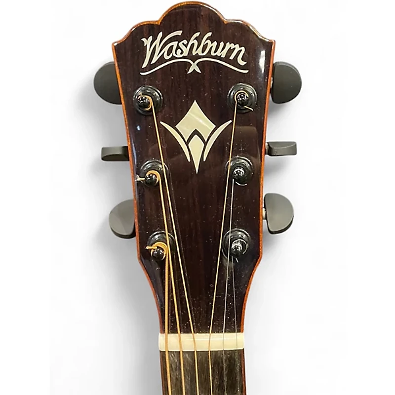 Used Washburn WCG25SCE Comfort Natural Acoustic Electric Guitar