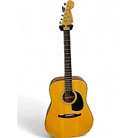 Used Fender CONCORD Natural Acoustic Guitar