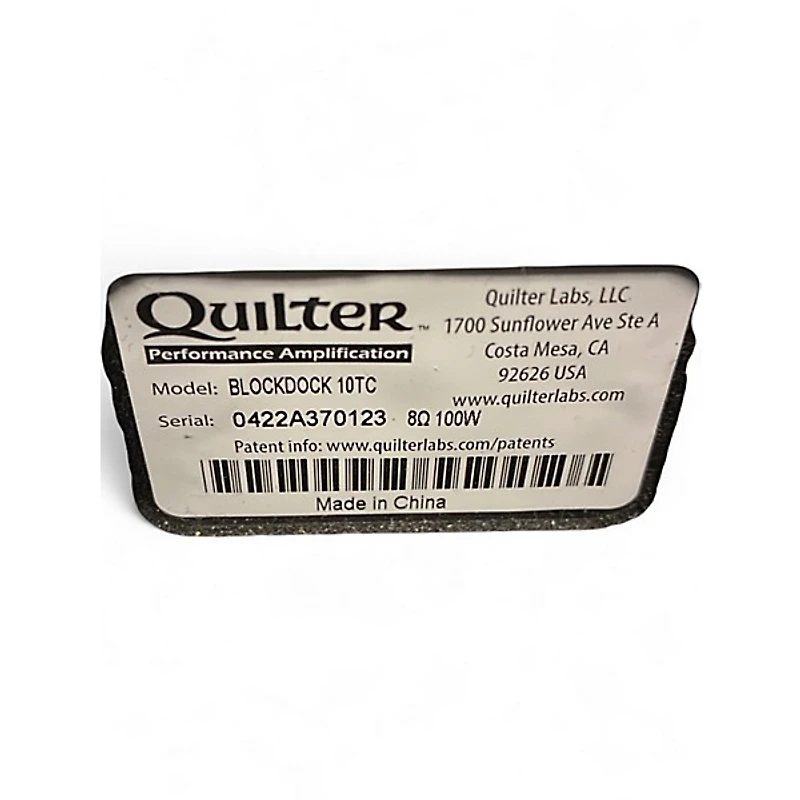 Used Quilter Labs BlockDock 10TC Guitar Cabinet