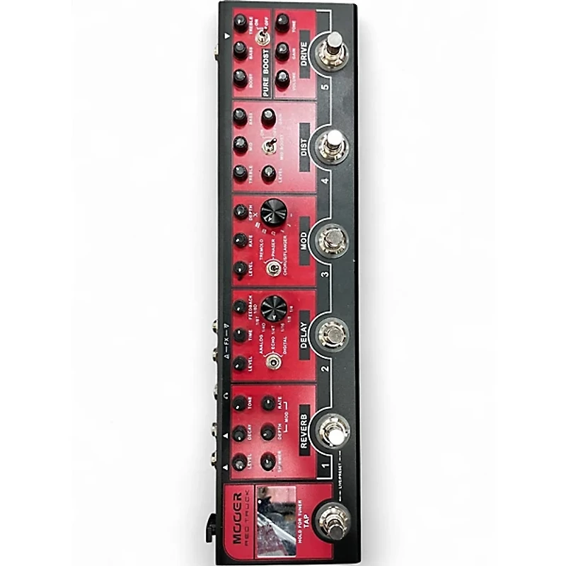 Used Mooer red truck Effect Processor