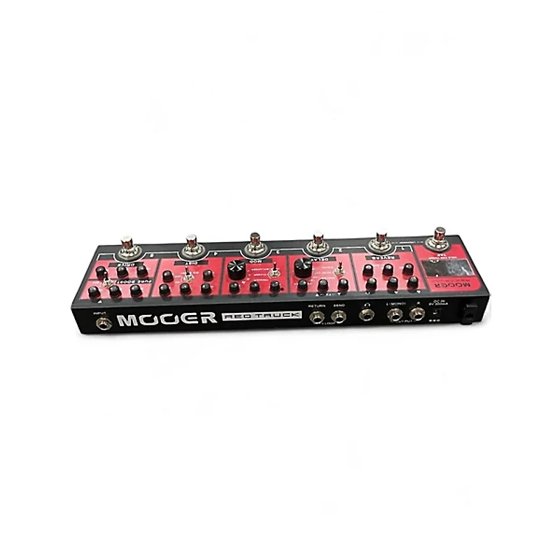 Used Mooer red truck Effect Processor