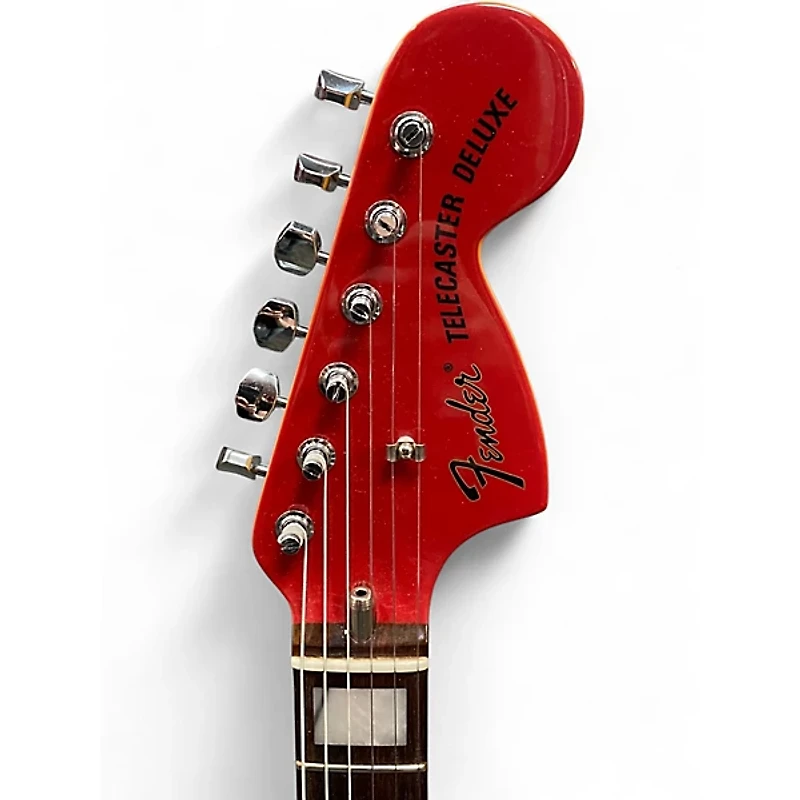 Used Fender Chris Shiflett Cleaver Telecaster Deluxe Dakota Red Solid Body Electric Guitar