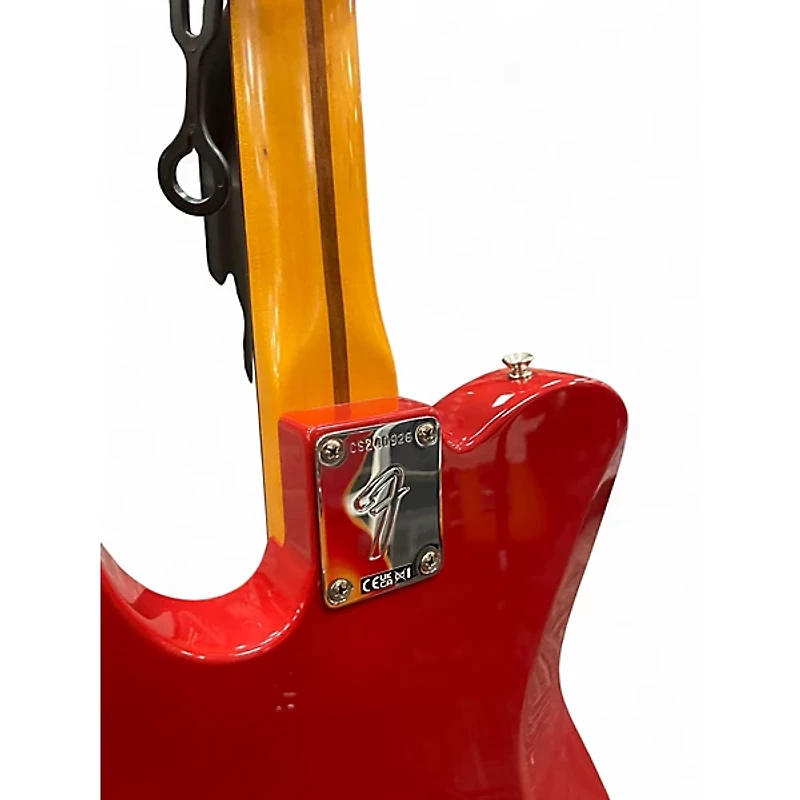 Used Fender Chris Shiflett Cleaver Telecaster Deluxe Dakota Red Solid Body Electric Guitar