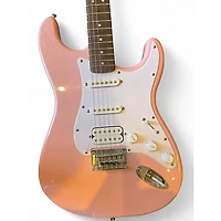 Used Squier Standard Stratocaster Pink Solid Body Electric Guitar