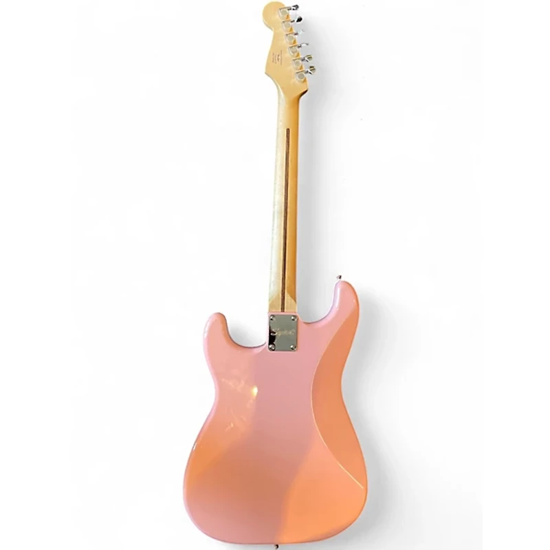 Used Squier Standard Stratocaster Pink Solid Body Electric Guitar