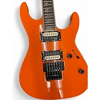 Used ESP LTD M1000 Orange Solid Body Electric Guitar