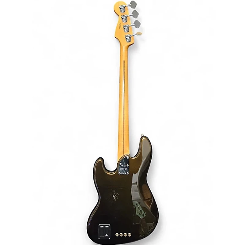 Used Fender American Ultra II Jazz Bass Texas Tea Electric Bass Guitar