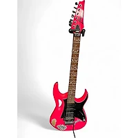 Used Ibanez JEMJR Atomic Pink Solid Body Electric Guitar