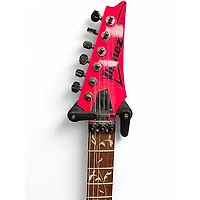 Used Ibanez JEMJR Atomic Pink Solid Body Electric Guitar