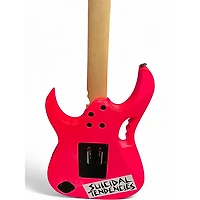 Used Ibanez JEMJR Atomic Pink Solid Body Electric Guitar