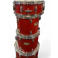 Used Mapex 5 Piece v series red Drum Kit