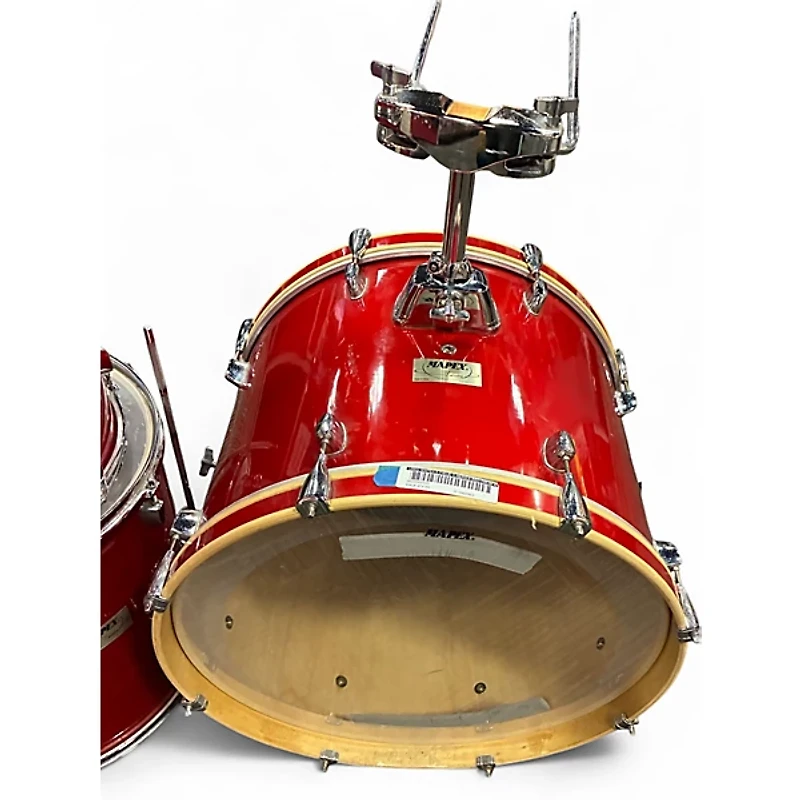 Used Mapex 5 Piece v series red Drum Kit