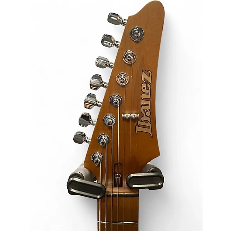 Used Ibanez Prestige AZ24027 7-String Tri Fade Burst Flat Solid Body Electric Guitar