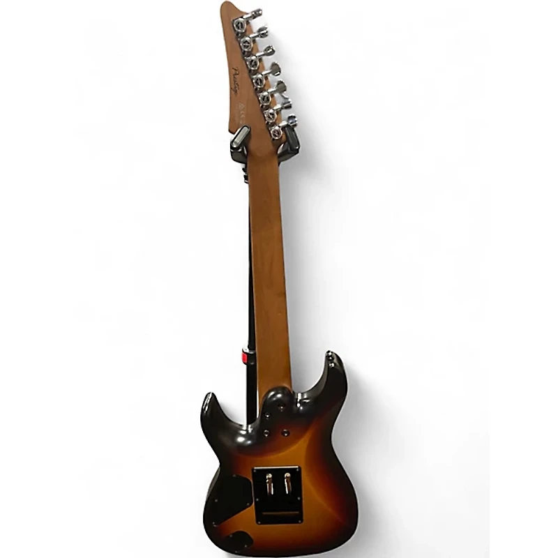 Used Ibanez Prestige AZ24027 7-String Tri Fade Burst Flat Solid Body Electric Guitar