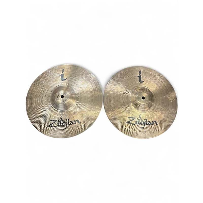 Used Zildjian 13in i series hi hats Cymbal