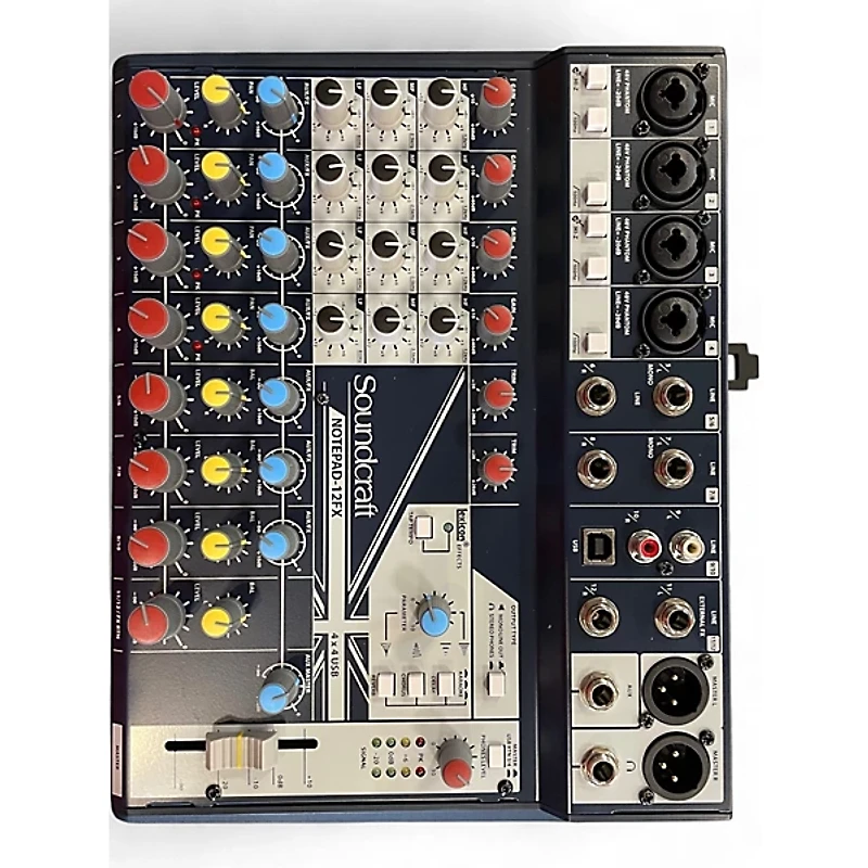 Used Soundcraft notepad-12fx Powered Mixer