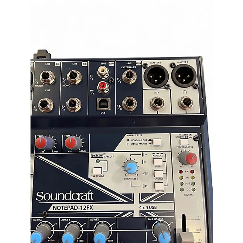 Used Soundcraft notepad-12fx Powered Mixer