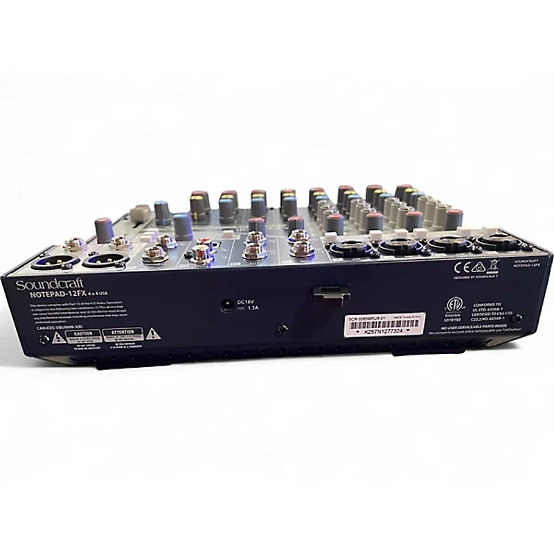 Used Soundcraft notepad-12fx Powered Mixer