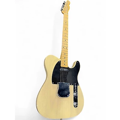 Used Fender 70th Anniversary Broadcaster No Relic Blackguard Blonde Solid Body Electric Guitar