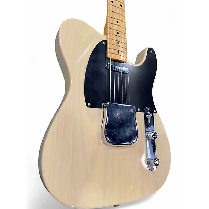 Used Fender 70th Anniversary Broadcaster No Relic Blackguard Blonde Solid Body Electric Guitar