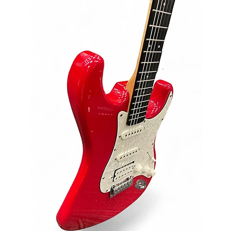 Used Fretlight 400 Series Red Solid Body Electric Guitar