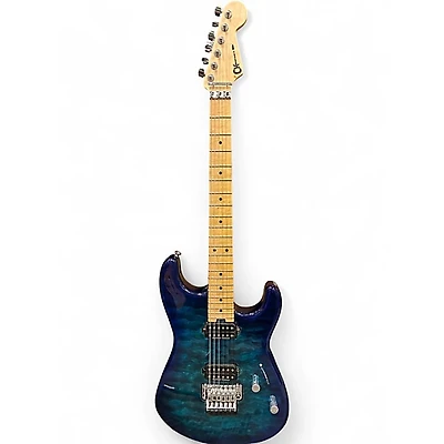Used Charvel Pro Mod San Dimas HH HT Blue Burst Solid Body Electric Guitar