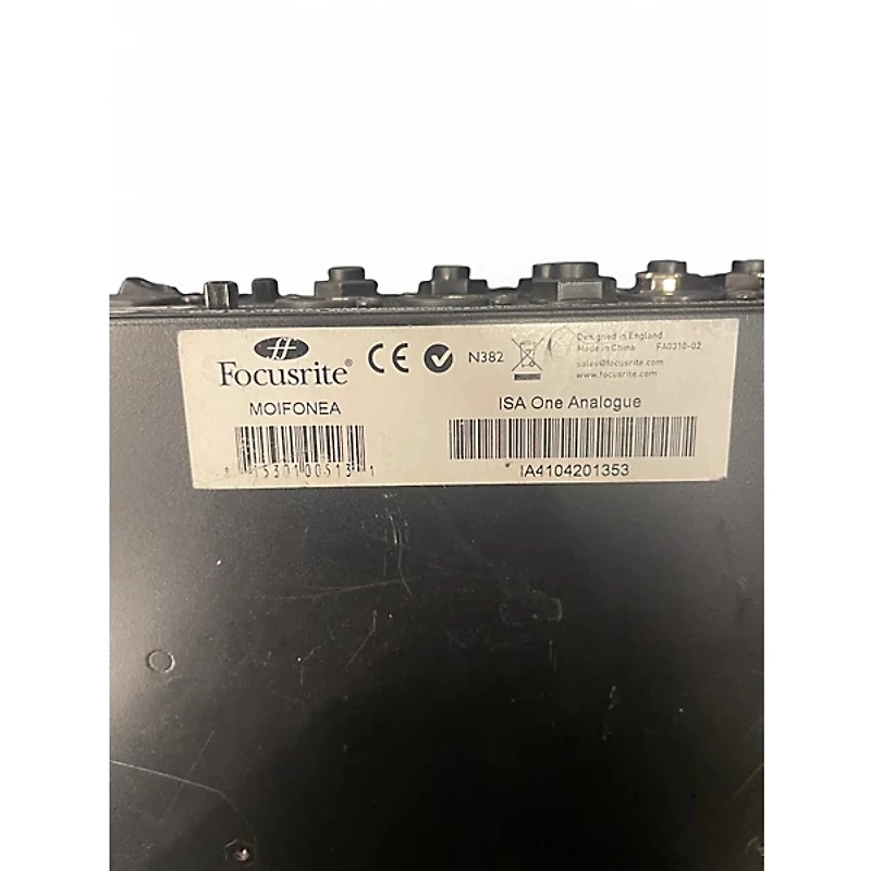 Used Focusrite ISA One Analogue Microphone Preamp