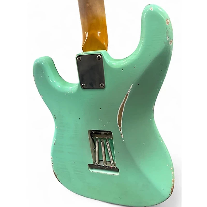 Used TMG Stratocaster surf green Solid Body Electric Guitar