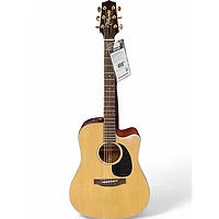 Used Takamine EG340C Natural Acoustic Electric Guitar