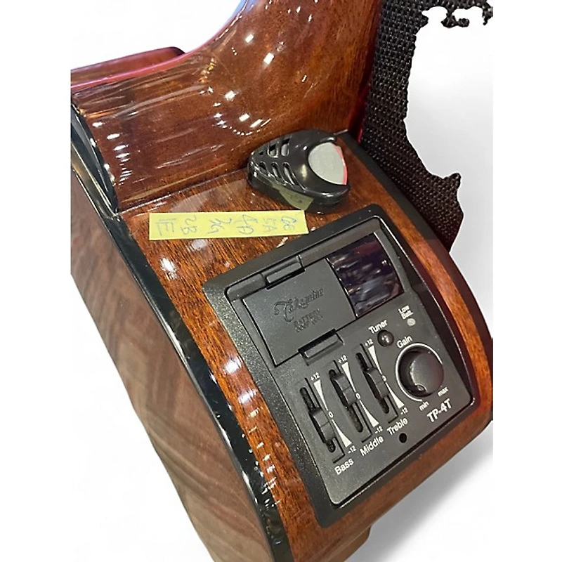 Used Takamine EG340C Natural Acoustic Electric Guitar