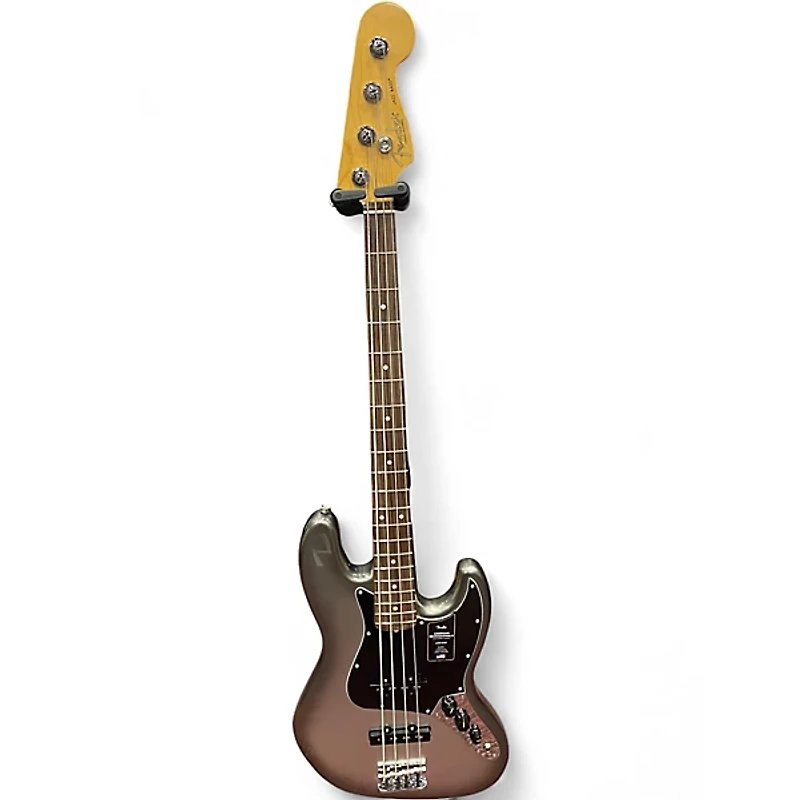 Used 2021 Fender American Professional II Jazz Bass Mercury Electric Bass Guitar