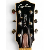 Used Godin 5th Avenue Kingpin P90 Natural Hollow Body Electric Guitar