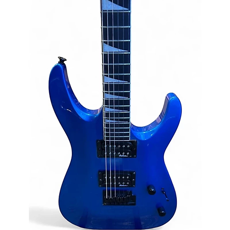 Used Jackson JS22 Dinky Metallic Blue Solid Body Electric Guitar