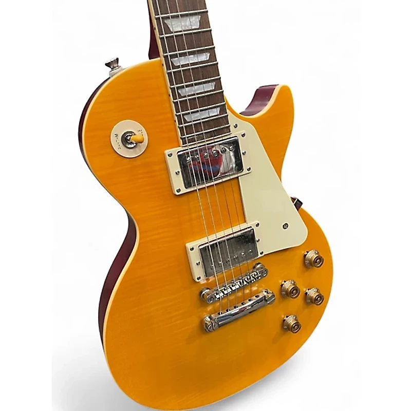 Used Epiphone INSPIRED BY GIBSON 1959 LES PAUL STANDARD reissue Lemonburst Solid Body Electric Guitar