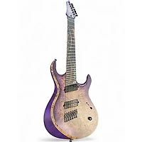 Used Kiesel Neckthrough Aries Multiscale Purple Solid Body Electric Guitar