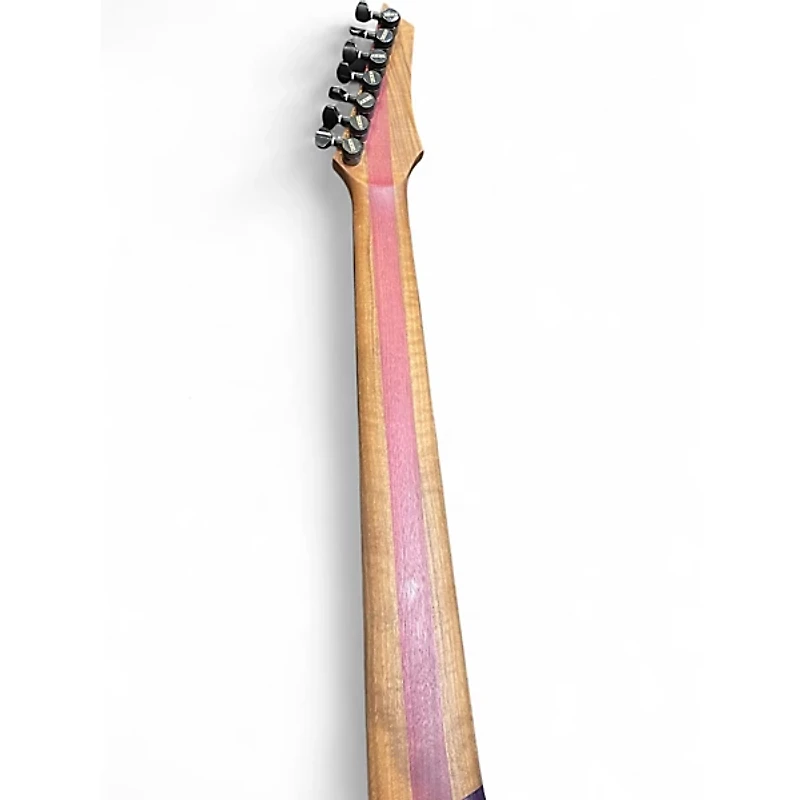Used Kiesel Neckthrough Aries Multiscale Purple Solid Body Electric Guitar