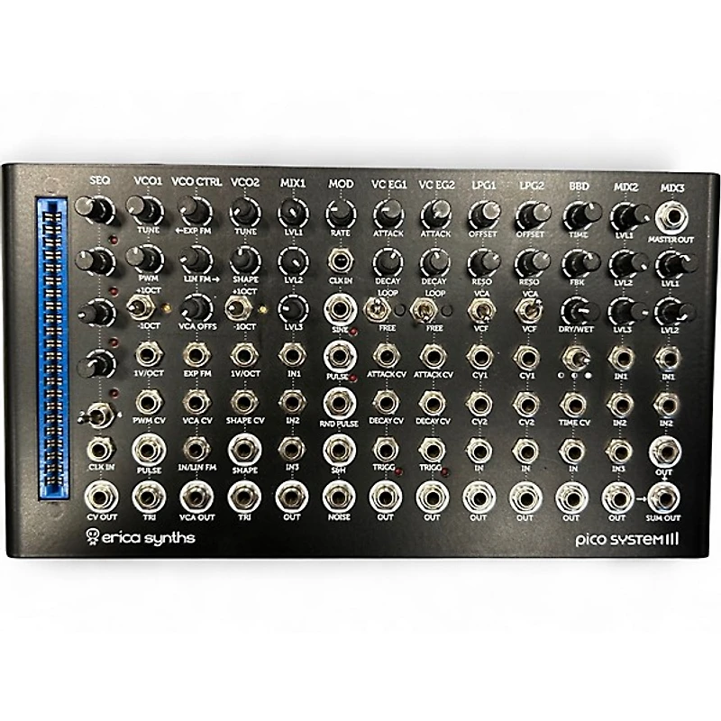 Used Erica Synths Pico System 3 Synthesizer