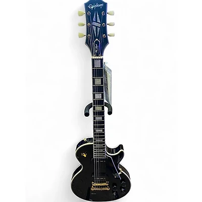 Used Epiphone les paul custom p90 Ebony Solid Body Electric Guitar