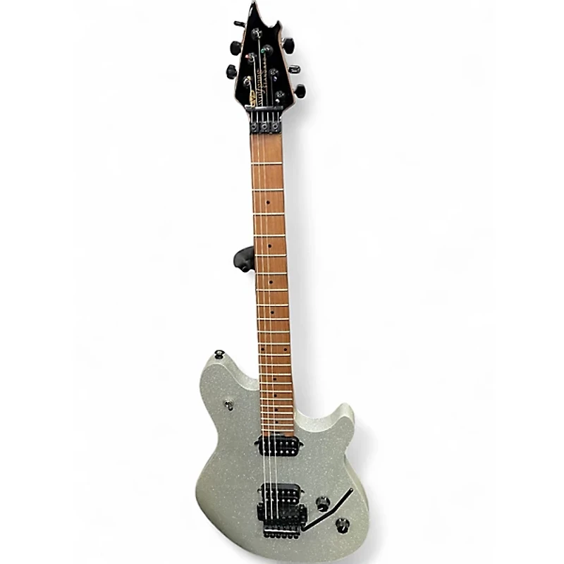 Used EVH Wolfgang Standard Silver Sparkle Solid Body Electric Guitar