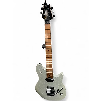 Used EVH Wolfgang Standard Silver Sparkle Solid Body Electric Guitar