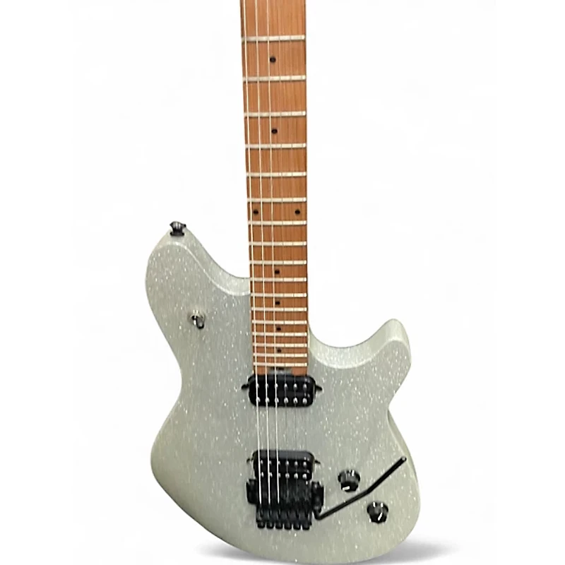 Used EVH Wolfgang Standard Silver Sparkle Solid Body Electric Guitar