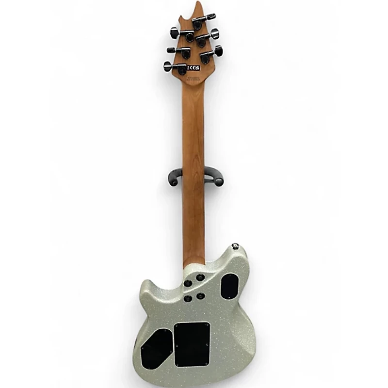 Used EVH Wolfgang Standard Silver Sparkle Solid Body Electric Guitar