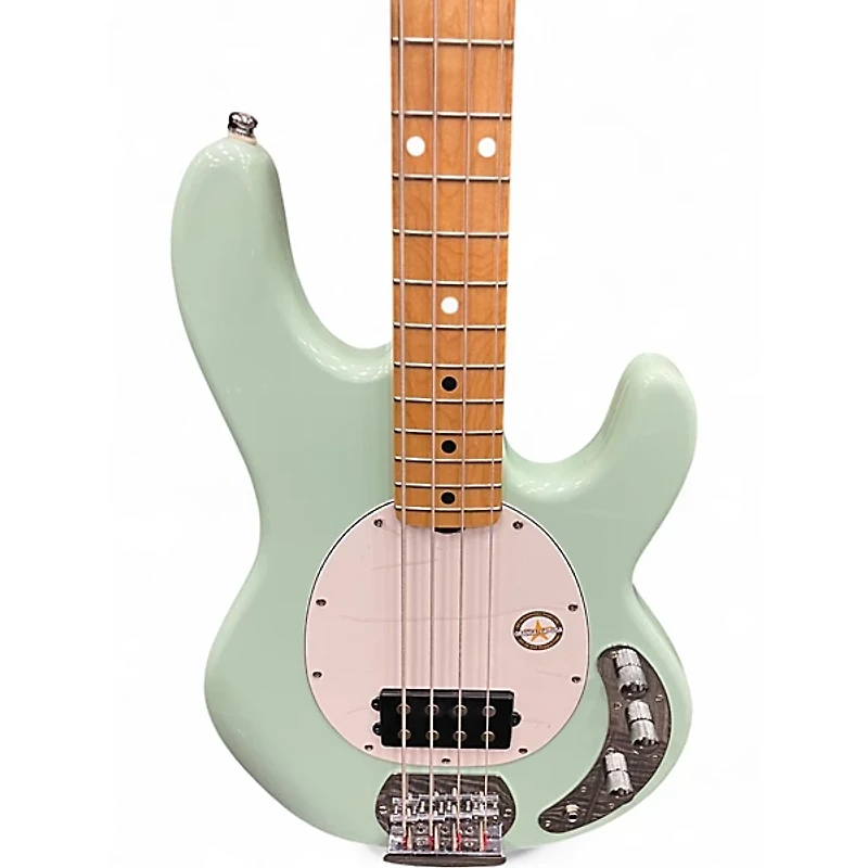 Used Sterling by Music Man Sub 4 MINT GREEN Electric Bass Guitar