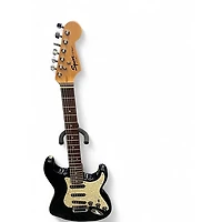 Used Squier SONIC STRATOCASTER Black Solid Body Electric Guitar