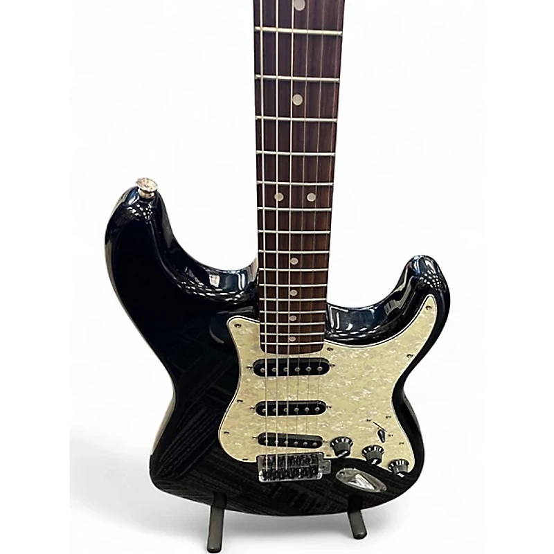 Used Squier SONIC STRATOCASTER Black Solid Body Electric Guitar