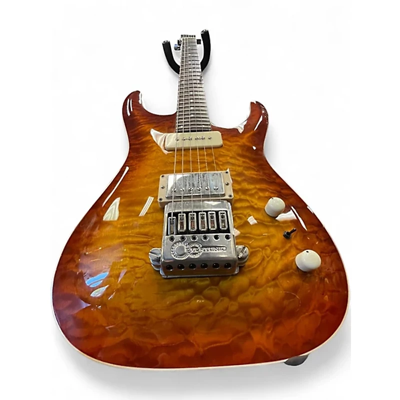 Used Erlewine Evertune Electric Sunburst Solid Body Electric Guitar