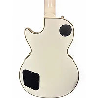 Used 2015 Epiphone Les Paul Custom Pro Alpine White Solid Body Electric Guitar