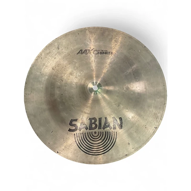 Used SABIAN 16in AAX Chinese Cymbal