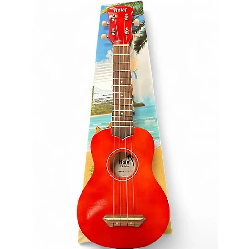 Used Hola! HM 21 UKELELE BUNDLE red Ukulele
