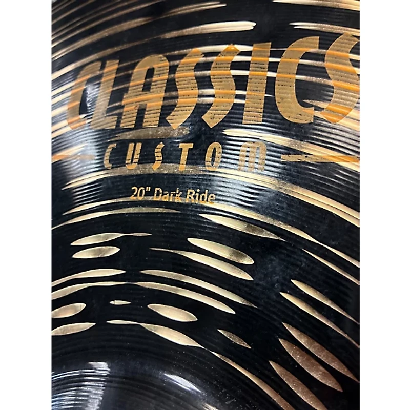 Used MEINL 20in custom dark ride Cymbal